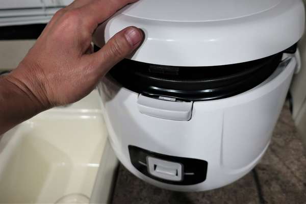 First wait for the cooker to cool down. clean a rice cooker